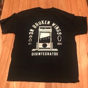 On Broken Wings Band Tee Size XL Metal - Hardcore Music